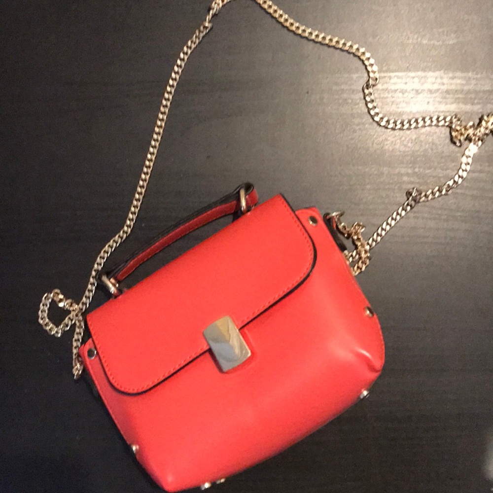 Coral Zara crossbody